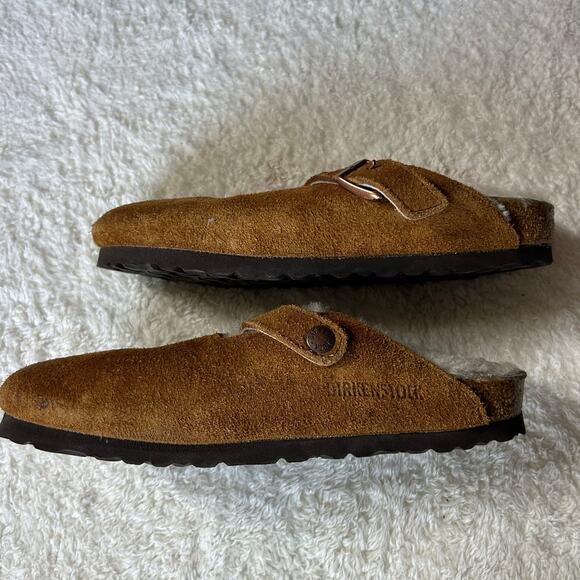 Birkenstock Boston Shearling Clogs Size 36 - Picture 3 of 5